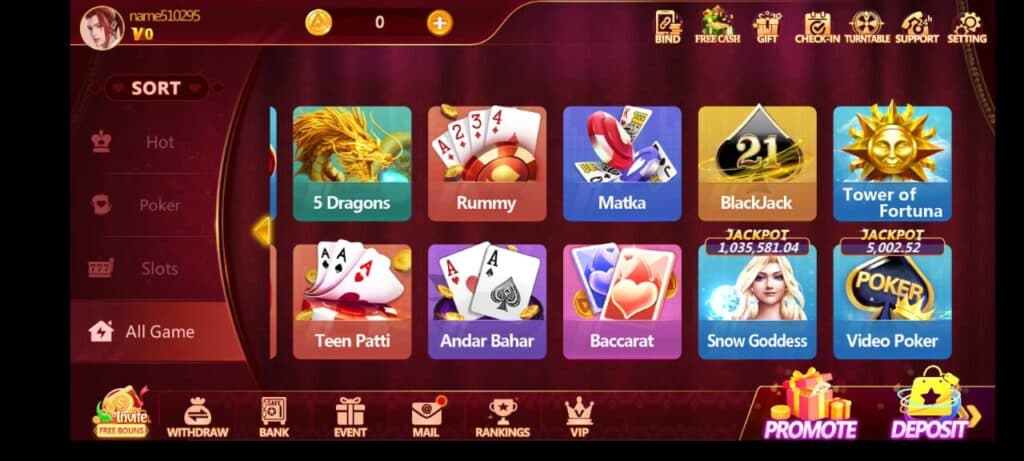 Luck55 screenshot 2